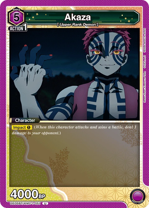 Akaza - Union Arena (English) card