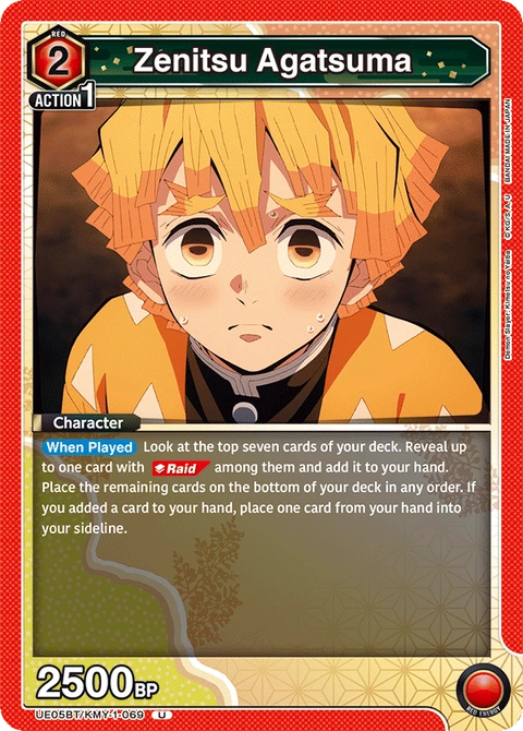 Zenitsu Agatsuma - Union Arena (English) card