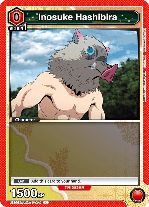 Inosuke Hashibira - Union Arena (English) card