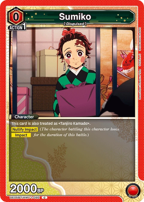 Sumiko - Union Arena (English) card