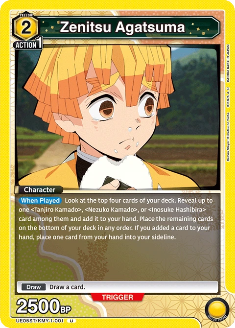 Zenitsu Agatsuma - Union Arena (English) card