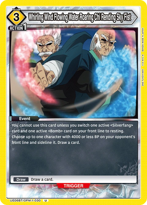 Whirling Wind Flowing Water Roaring Chi Rending Sky Fist - Union Arena (English) card