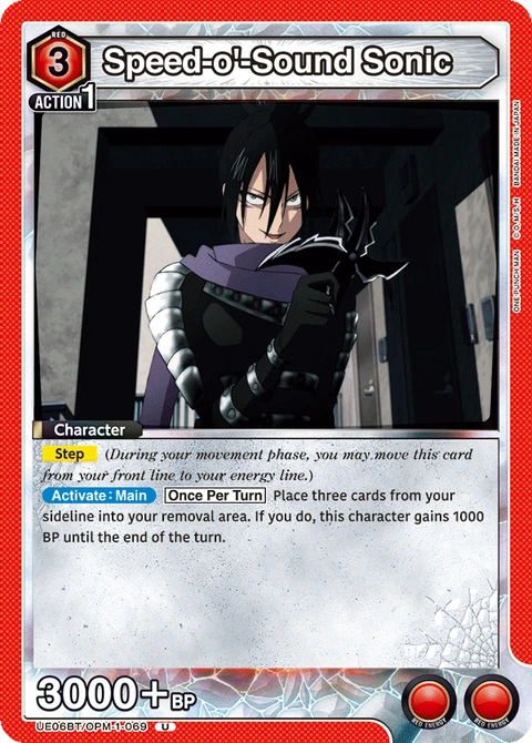 Speed-o'-Sound Sonic - Union Arena (English) card