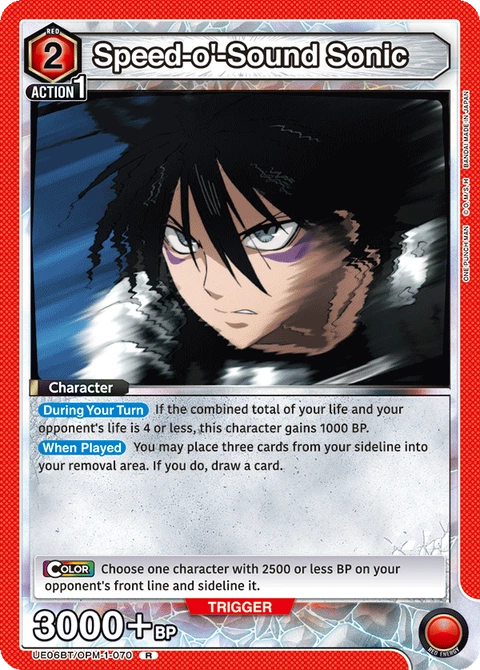 Speed-o'-Sound Sonic - Union Arena (English) card