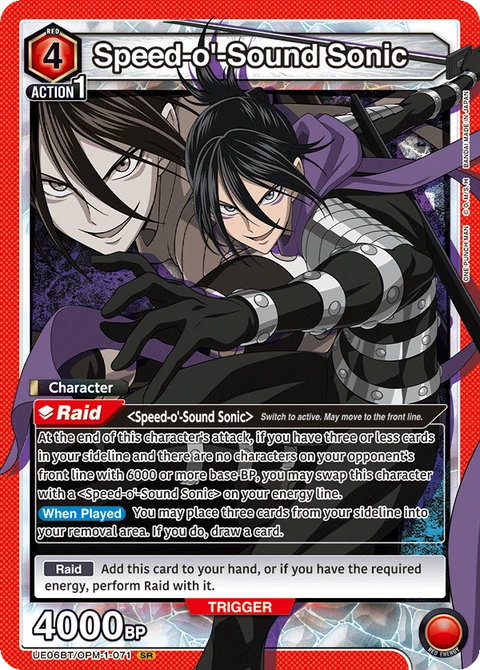Speed-o'-Sound Sonic - Union Arena (English) card