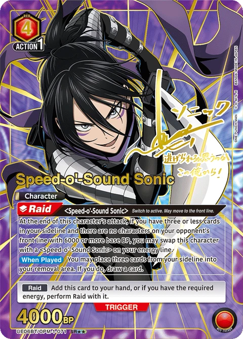 Speed-o'-Sound Sonic - Union Arena (English) card