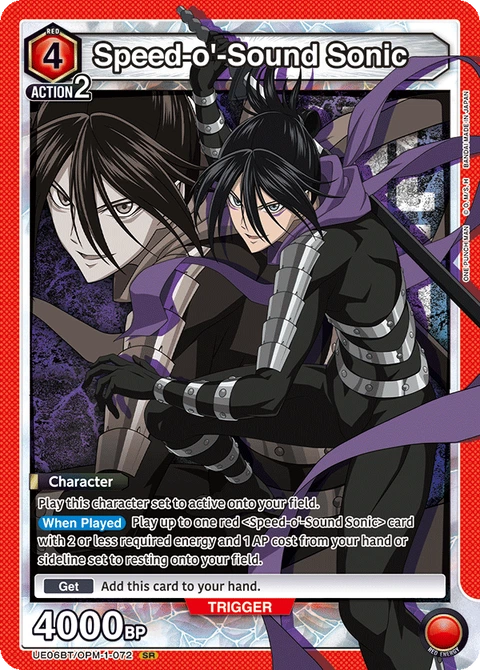 Speed-o'-Sound Sonic - Union Arena (English) card