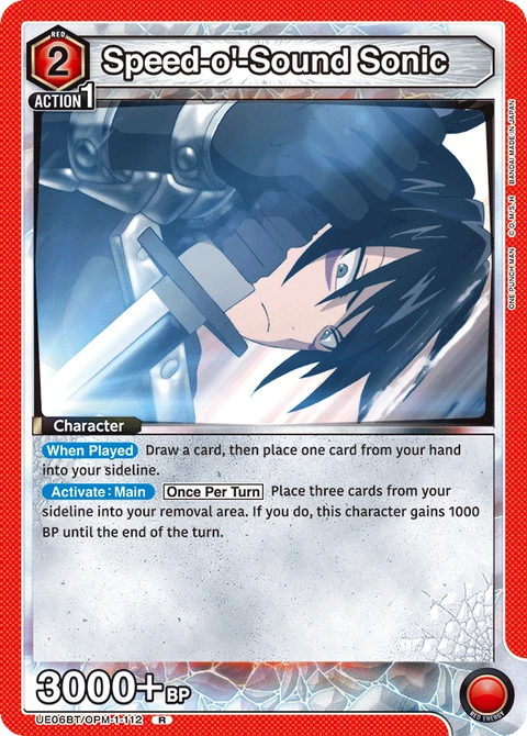 Speed-o'-Sound Sonic - Union Arena (English) card