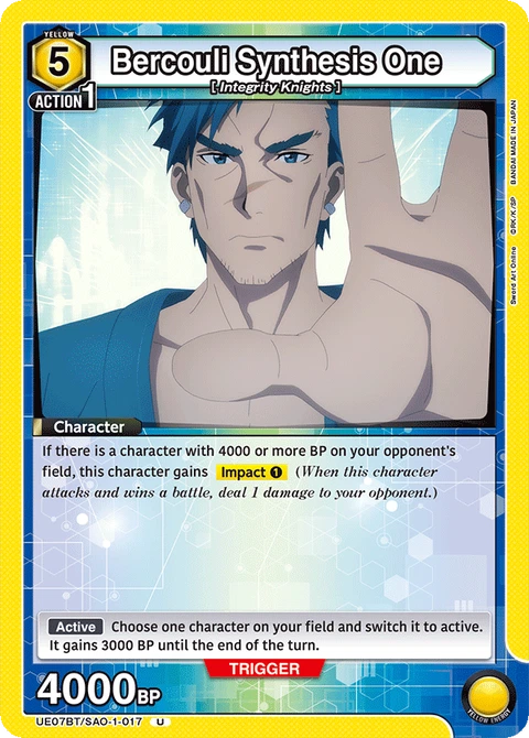 Bercouli Synthesis One - Union Arena (English) card