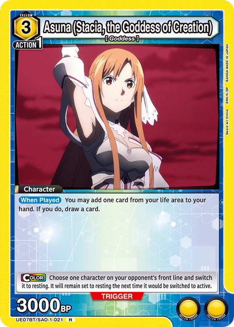 Asuna (Stacia, the Goddess of Creation) - Union Arena (English) card