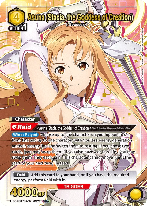 Asuna (Stacia, the Goddess of Creation) - Union Arena (English) card