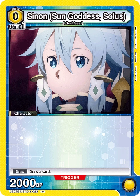 Sinon (Sun Goddess, Solus) - Union Arena (English) card