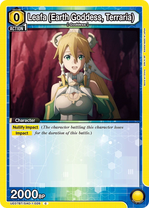 Leafa (Earth Goddess, Terraria) - Union Arena (English) card