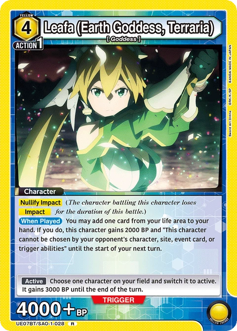 Leafa (Earth Goddess, Terraria) - Union Arena (English) card