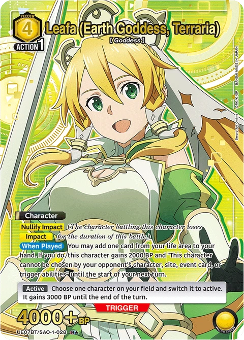 Leafa (Earth Goddess, Terraria) - Union Arena (English) card