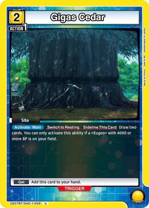 Gigas Cedar - Union Arena (English) card