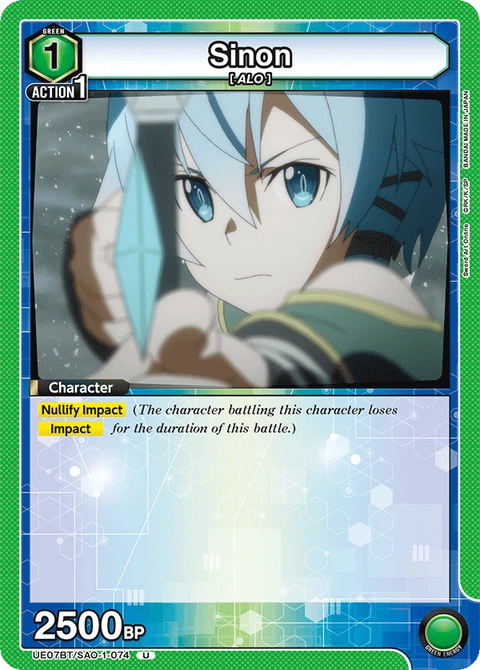 Sinon - Union Arena (English) card