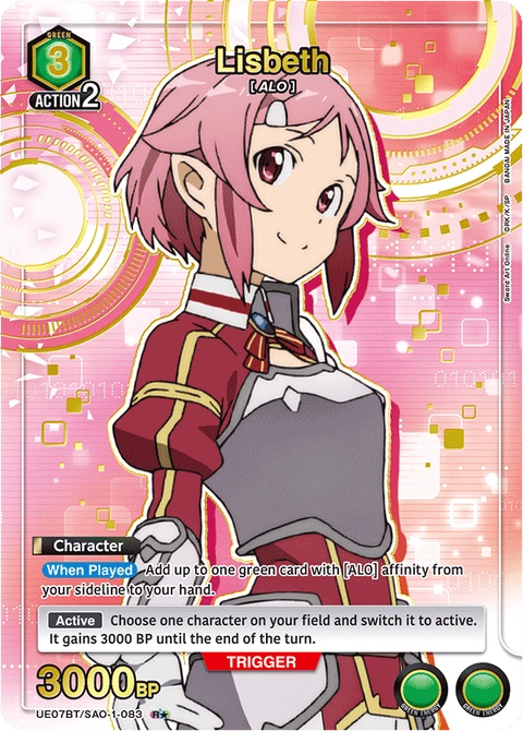 Lisbeth - Union Arena (English) card
