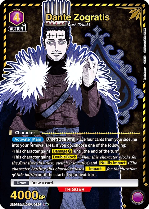 Dante Zogratis - Union Arena (English) card
