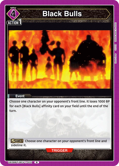 Black Bulls - Union Arena (English) card