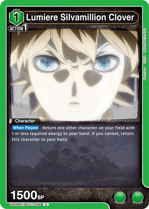 Lumiere Silvamillion Clover - Union Arena (English) card