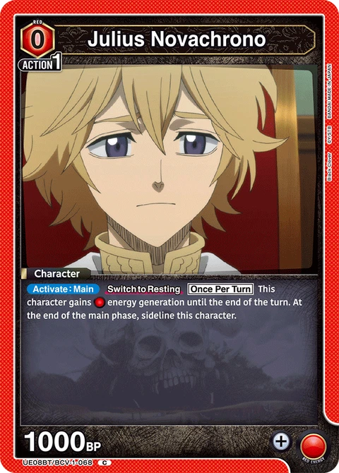 Julius Novachrono - Union Arena (English) card