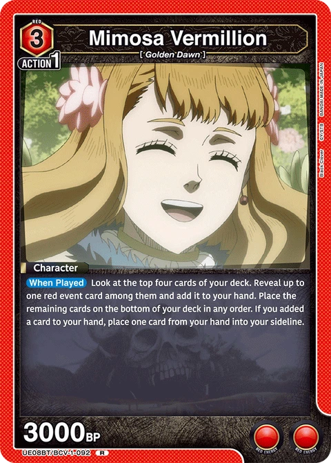 Mimosa Vermillion - Union Arena (English) card