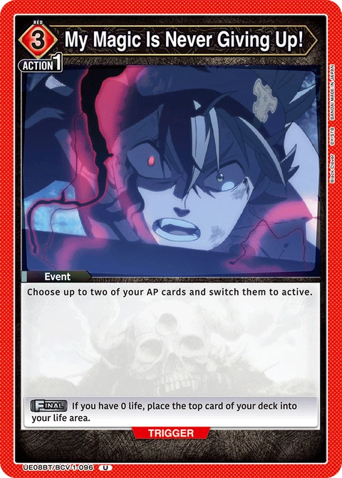 My Magic Is Never Giving Up! - Union Arena (English) card