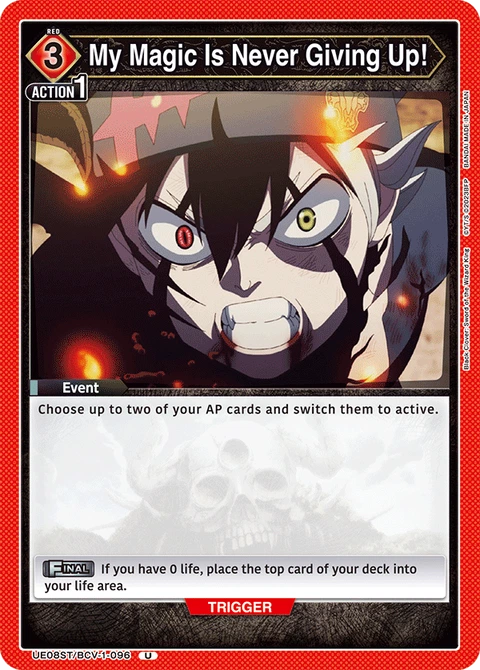 My Magic Is Never Giving Up! - Union Arena (English) card