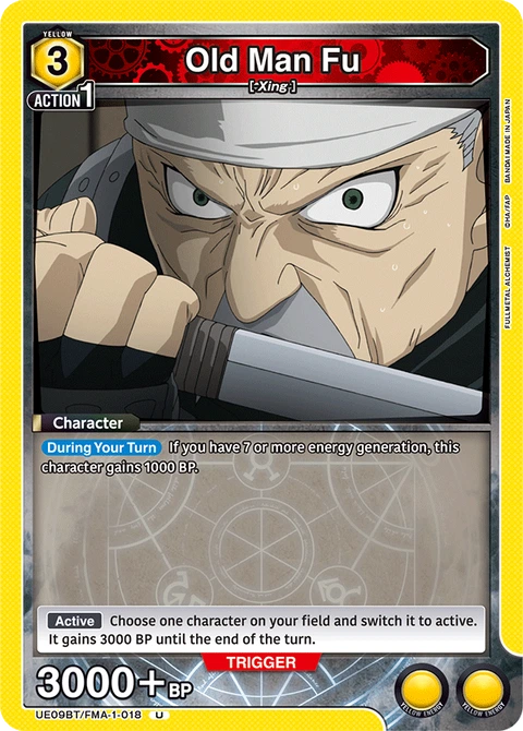 Old Man Fu - Union Arena (English) card