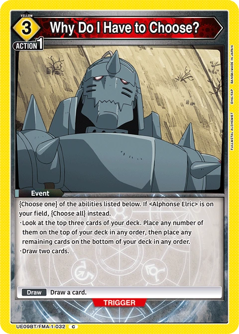 Why Do I Have to Choose? - Union Arena (English) card