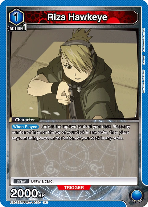 Riza Hawkeye - Union Arena (English) card