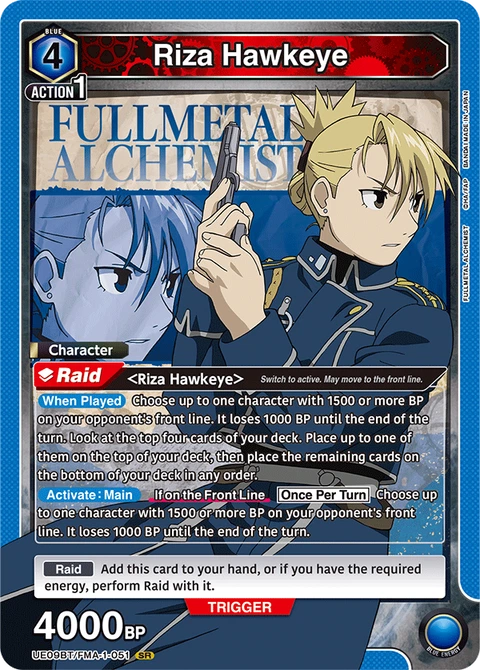 Riza Hawkeye - Union Arena (English) card