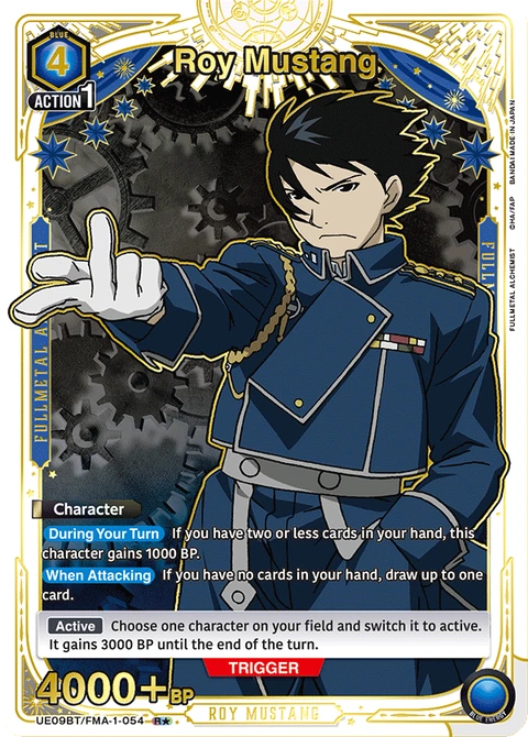 Roy Mustang - Union Arena (English) card