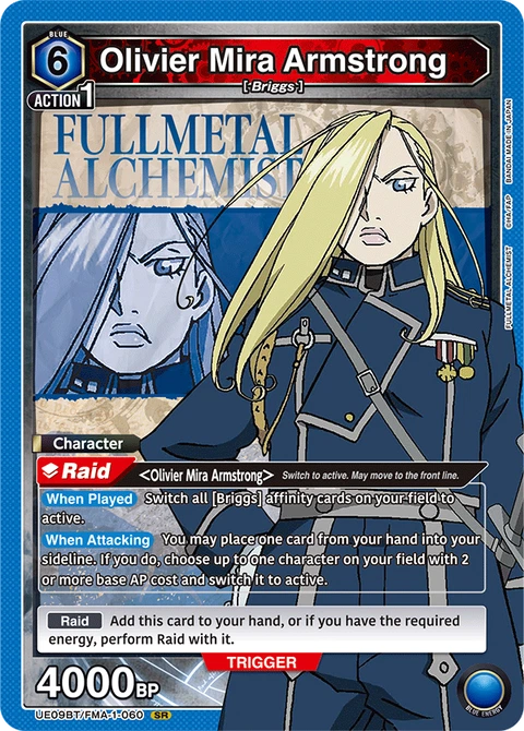 Olivier Mira Armstrong - Union Arena (English) card