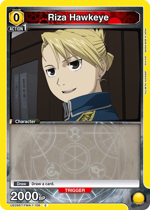 Riza Hawkeye - Union Arena (English) card