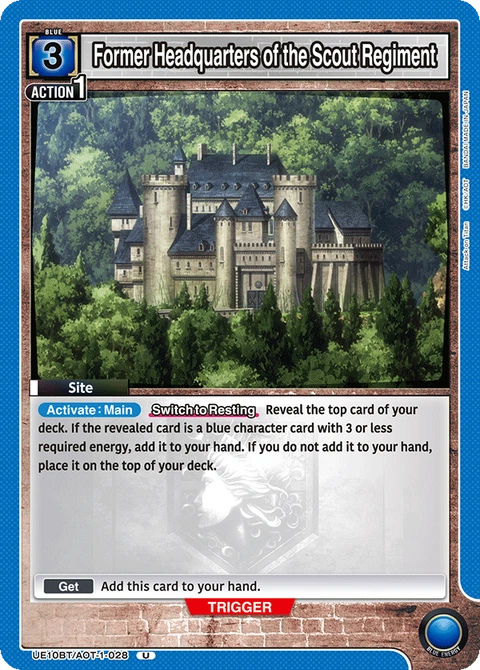 Former Headquarters of the Scout Regiment - Union Arena (English) card
