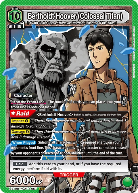Bertholdt Hoover (Colossal Titan) - Union Arena (English) card
