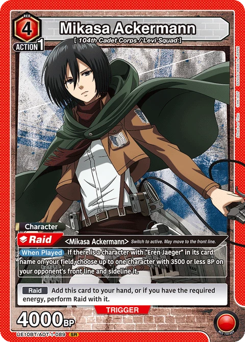 Mikasa Ackermann, Union Arena (English) Main Card