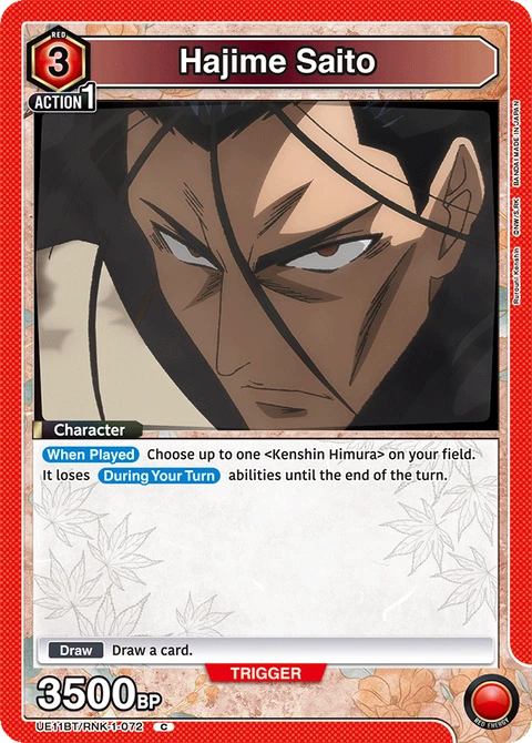 Hajime Saito - Union Arena (English) card