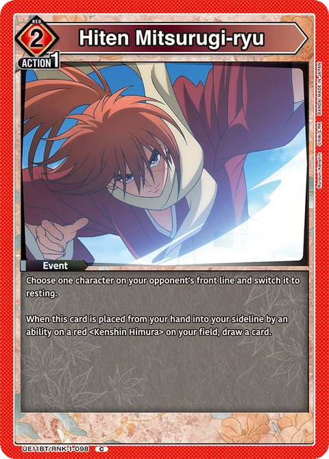 Hiten Mitsurugi-ryu - Union Arena (English) card