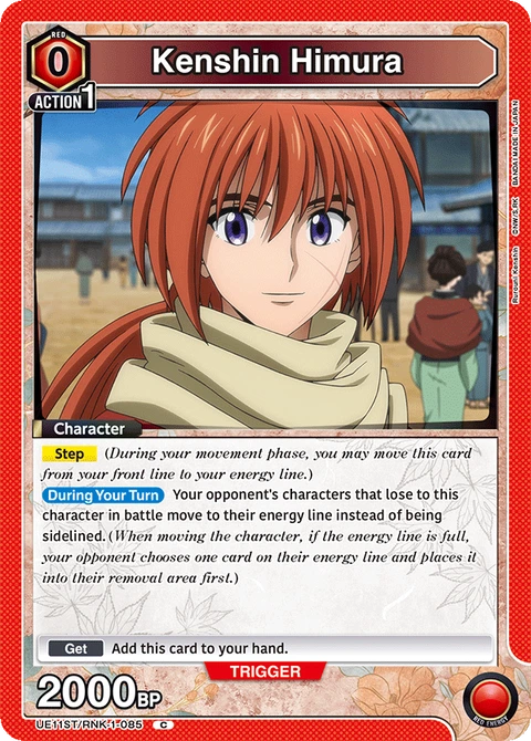 Kenshin Himura - Union Arena (English) card