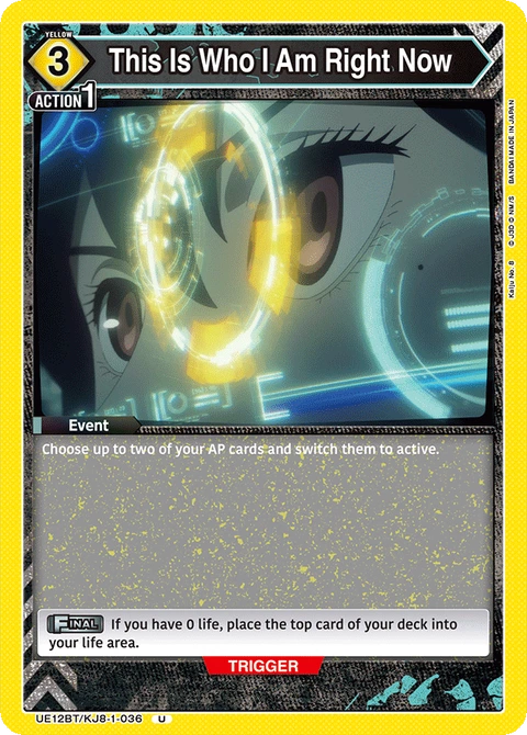 This Is Who I Am Right Now - Union Arena (English) card