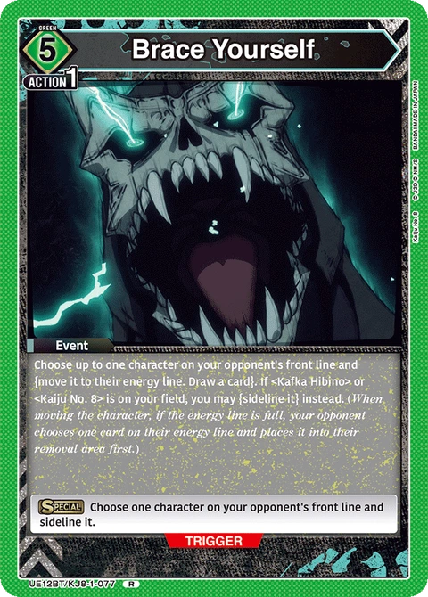 Brace Yourself - Union Arena (English) card