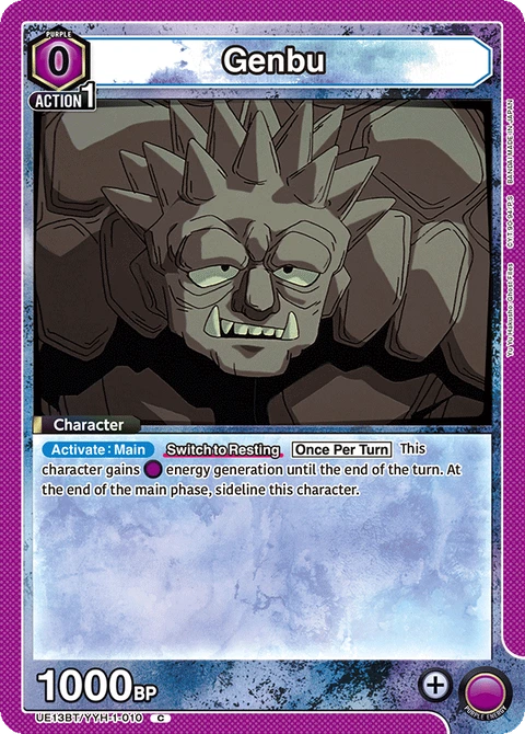 Genbu - Union Arena (English) card