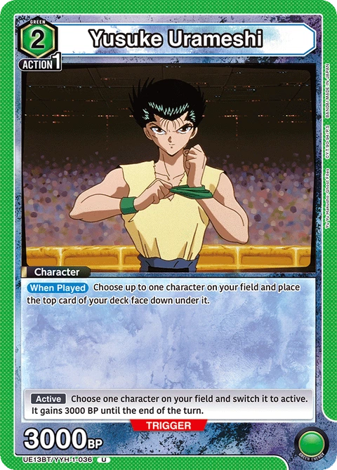 Yusuke Urameshi - Union Arena (English) card