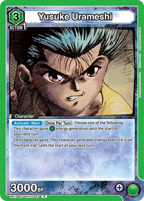 Yusuke Urameshi - Union Arena (English) card