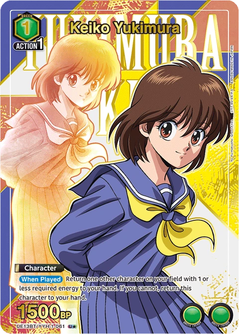 Keiko Yukimura - Union Arena (English) card