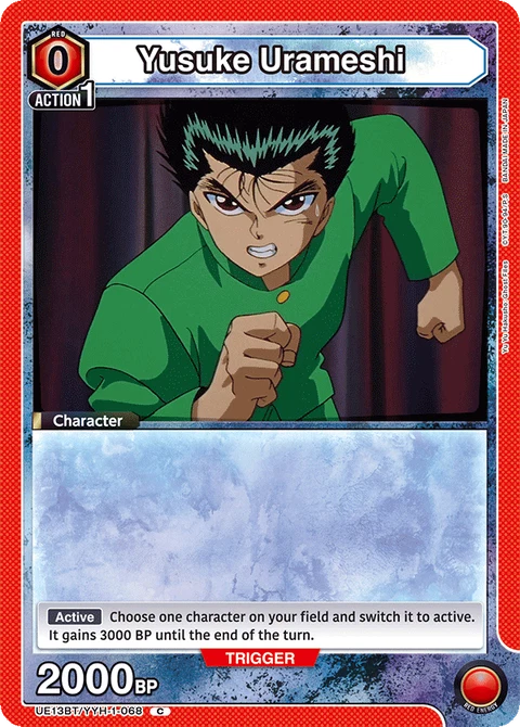 Yusuke Urameshi - Union Arena (English) card
