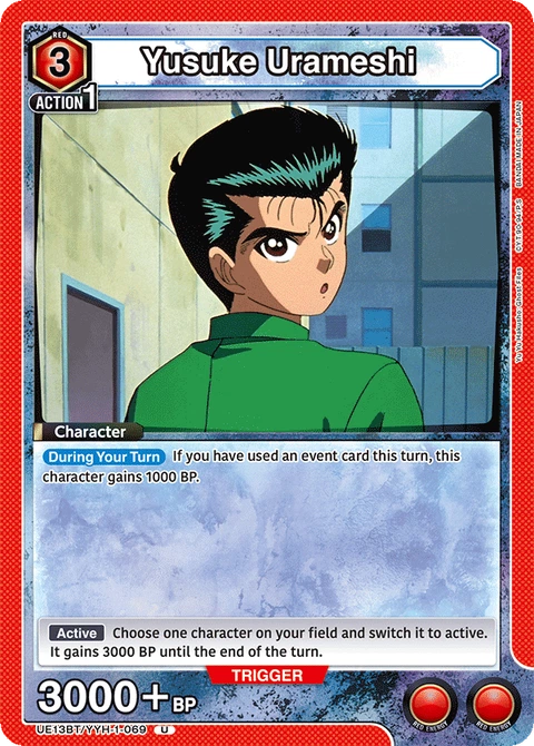 Yusuke Urameshi - Union Arena (English) card